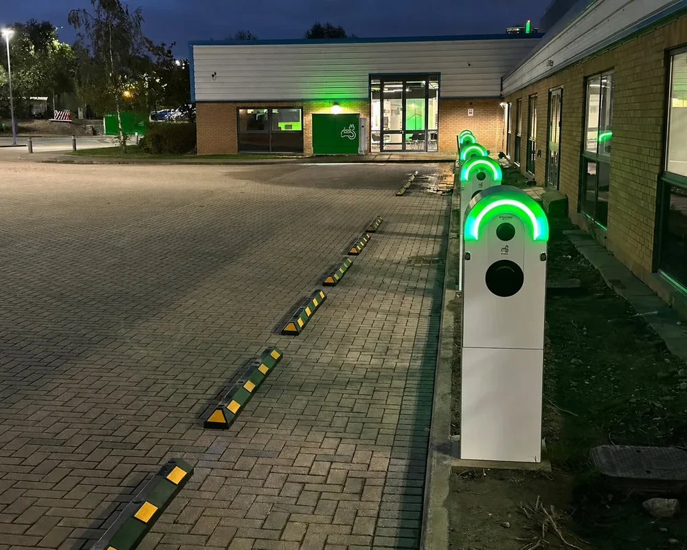 High-Capacity EV Charging Infrastructure